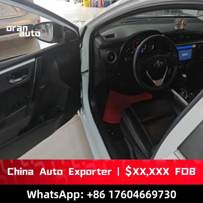 Toyota Corolla interior cabin and dashboard