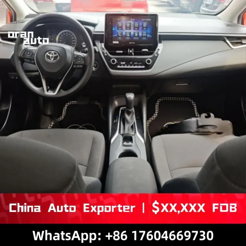 Toyota Corolla dashboard and steering wheel