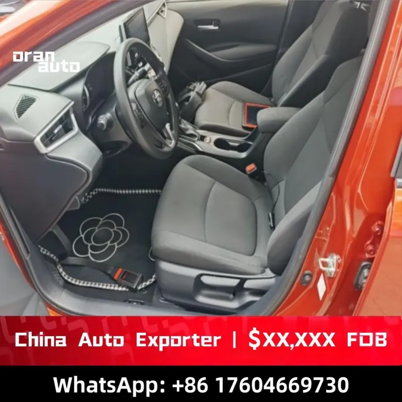 Toyota Corolla interior seating layout