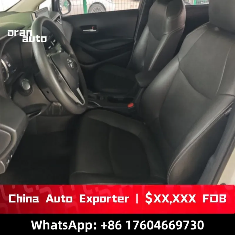 Toyota Corolla dashboard and cabin