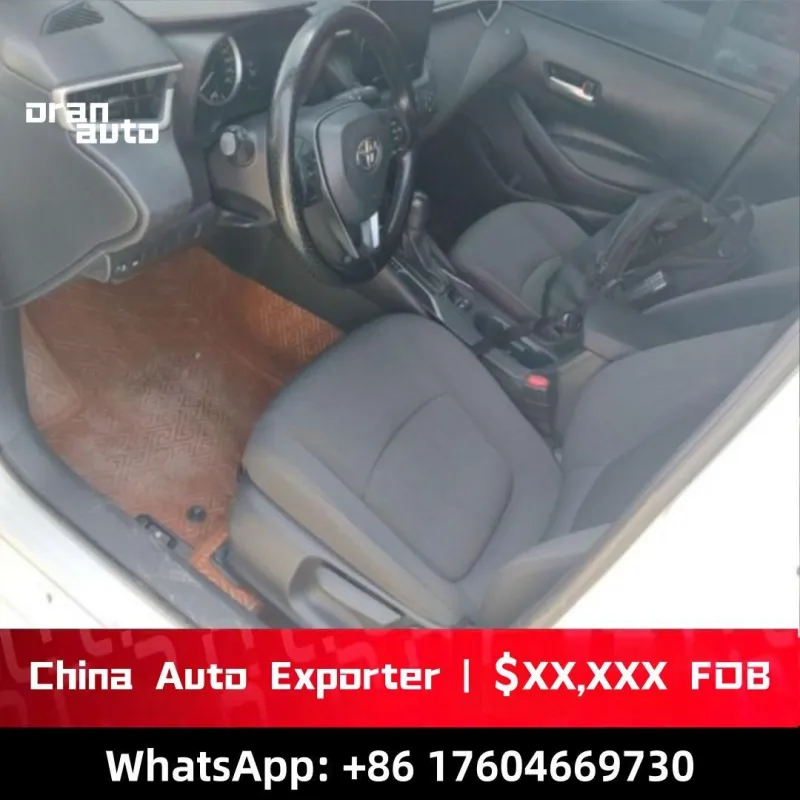Toyota Corolla dashboard and steering wheel