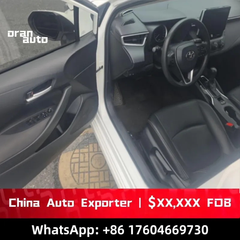 Sedan rear passenger seating area