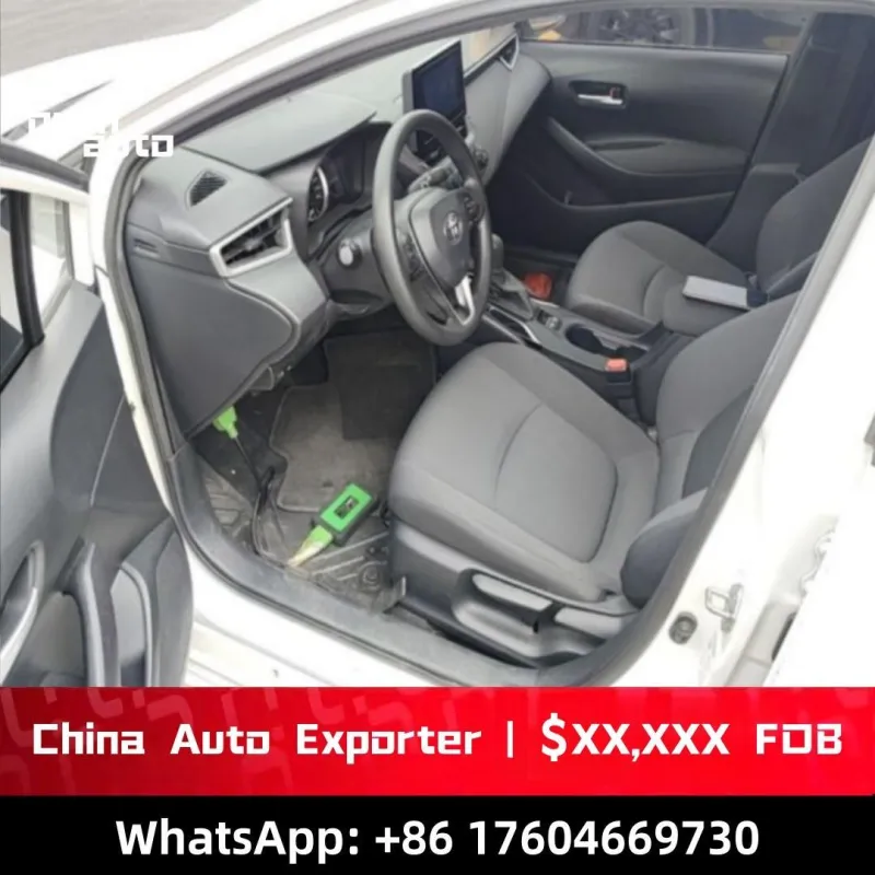 Compact sedan interior dashboard