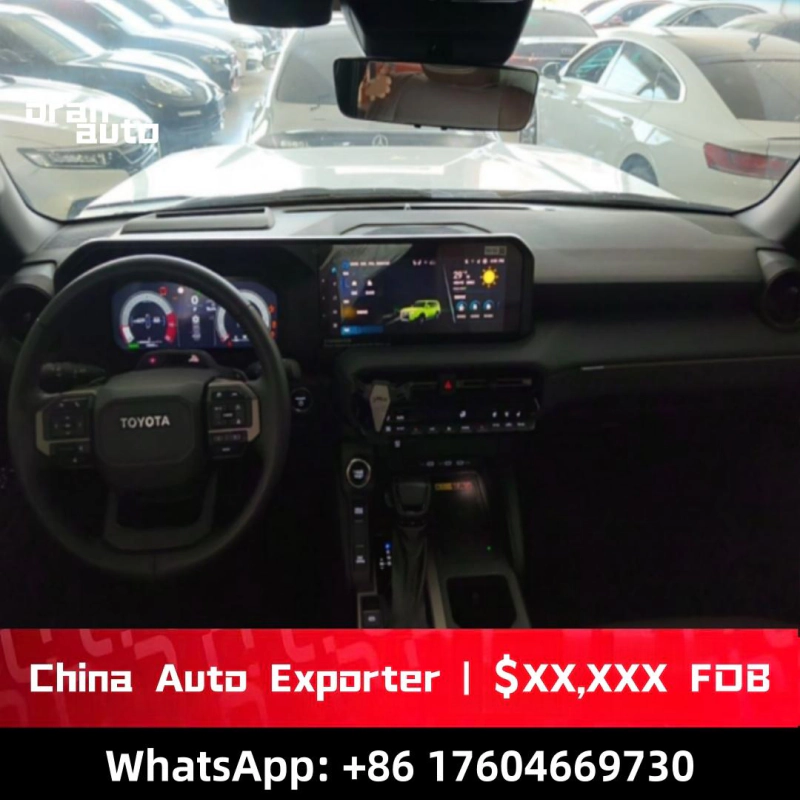 Toyota Land Cruiser Prado 2024 interior dashboard and steering wheel