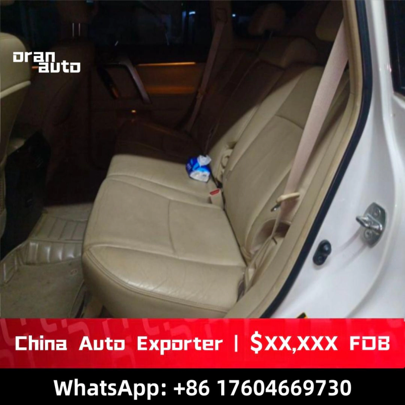 Used 2016 Toyota Land Cruiser Prado rear view spare wheel SUV design