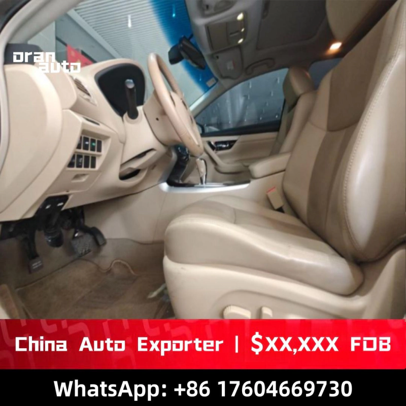 Sedan interior dashboard and seating