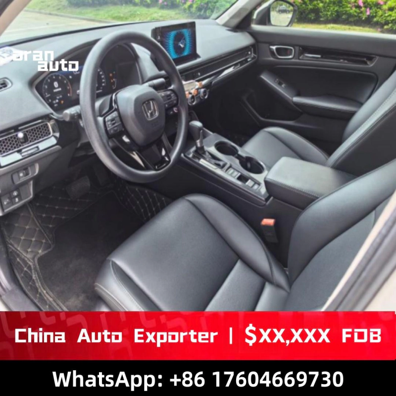 Interior cabin dashboard of Honda Civic CVT sedan
