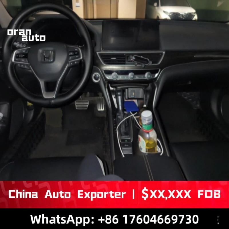 Sedan interior cabin details