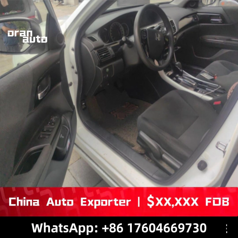 Used Honda Accord interior dashboard and seat comfort layout