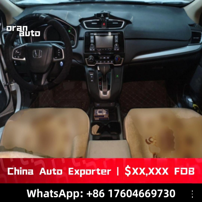 Honda CR-V 2021 interior dashboard infotainment system view
