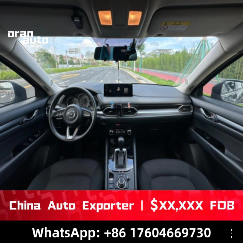 Mazda CX-5 interior dashboard and steering wheel layout