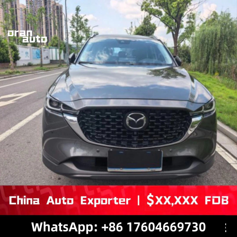 Mazda CX-5 interior dashboard and steering wheel