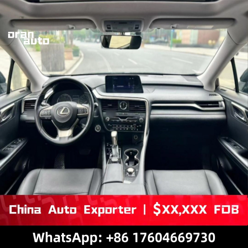 Lexus RX luxury cabin and dashboard