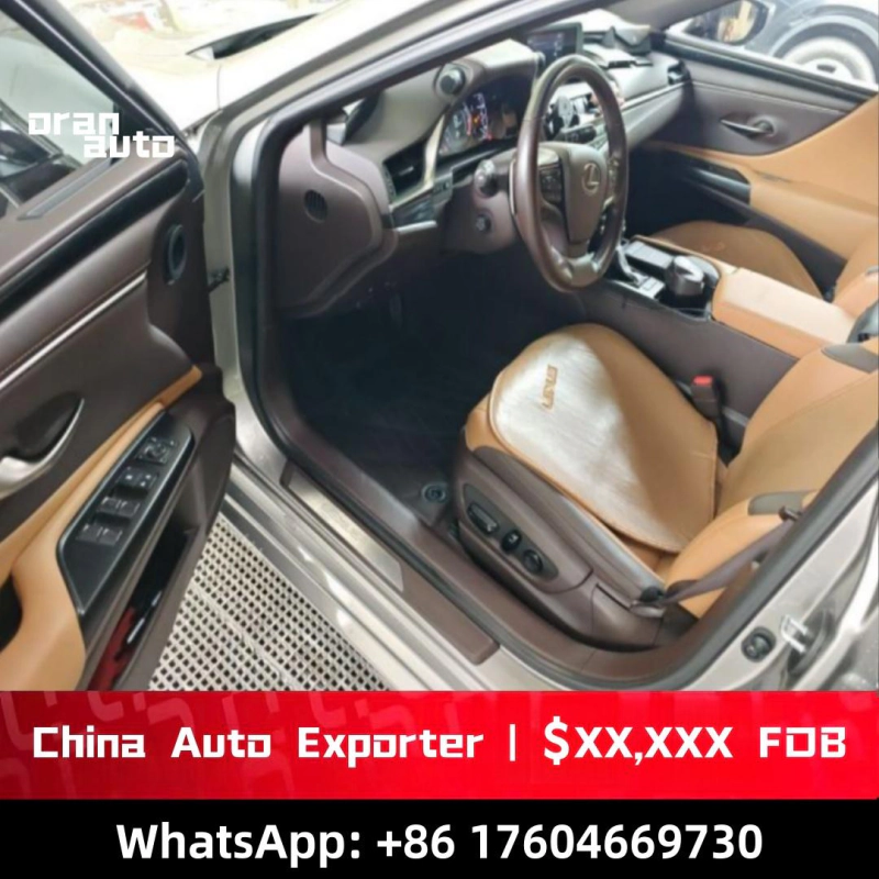 Luxury sedan interior cabin dashboard and comfort seats