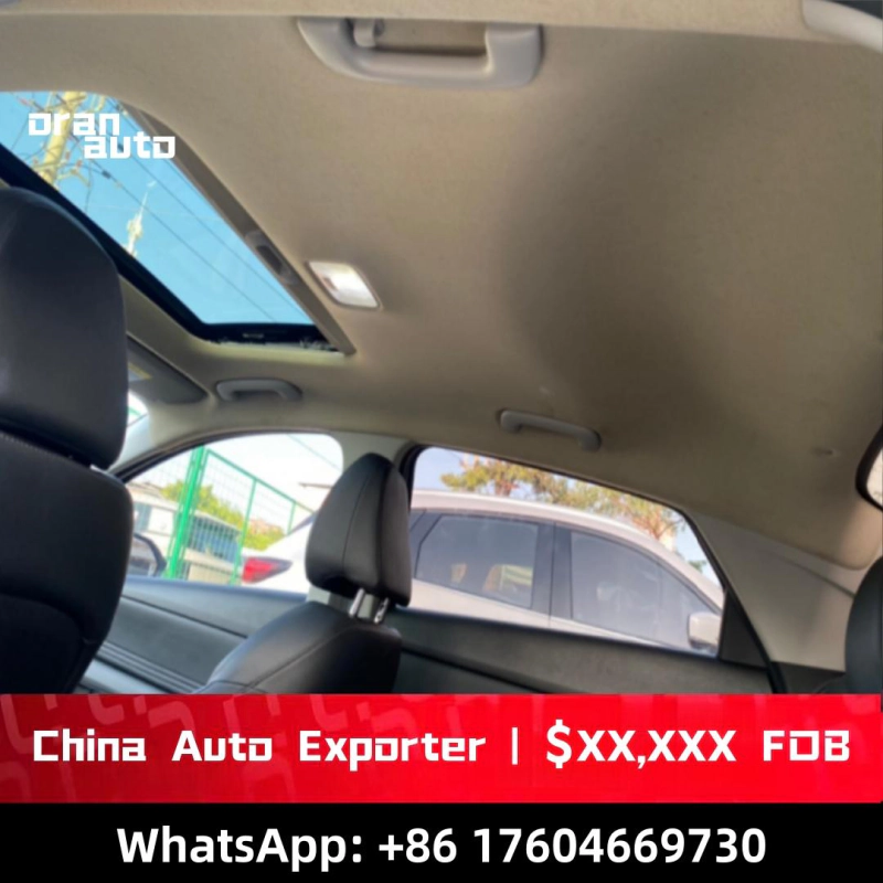 Spacious rear seats comfortable cabin interior layout sedan