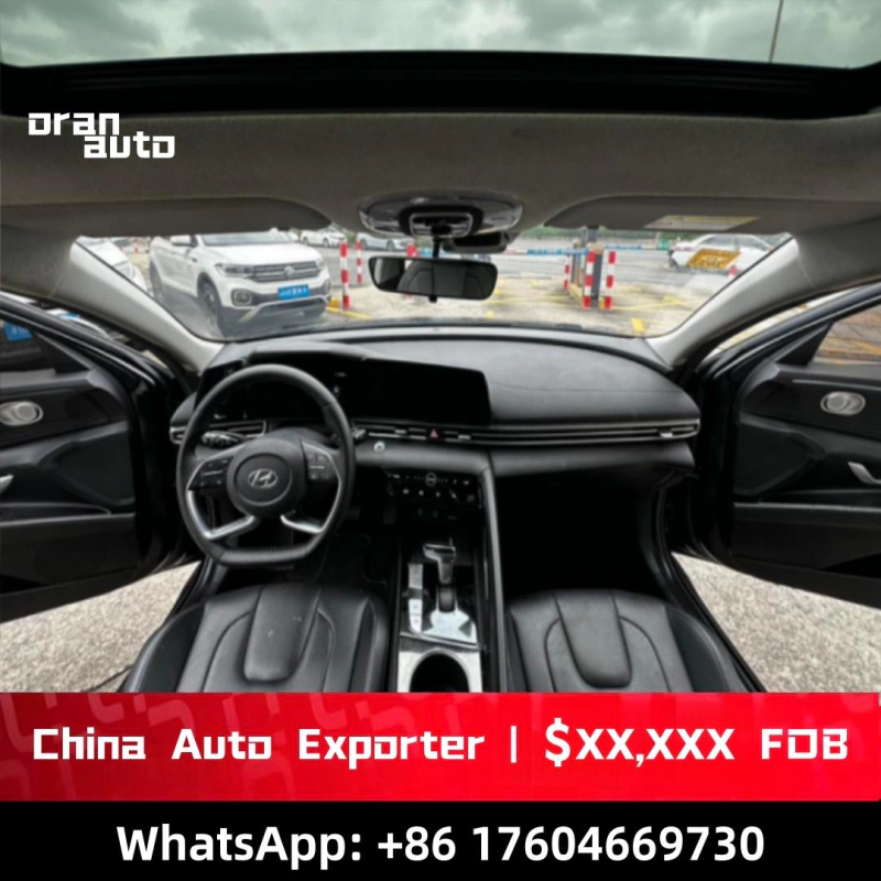 Hyundai Elantra 2021 interior dashboard modern design