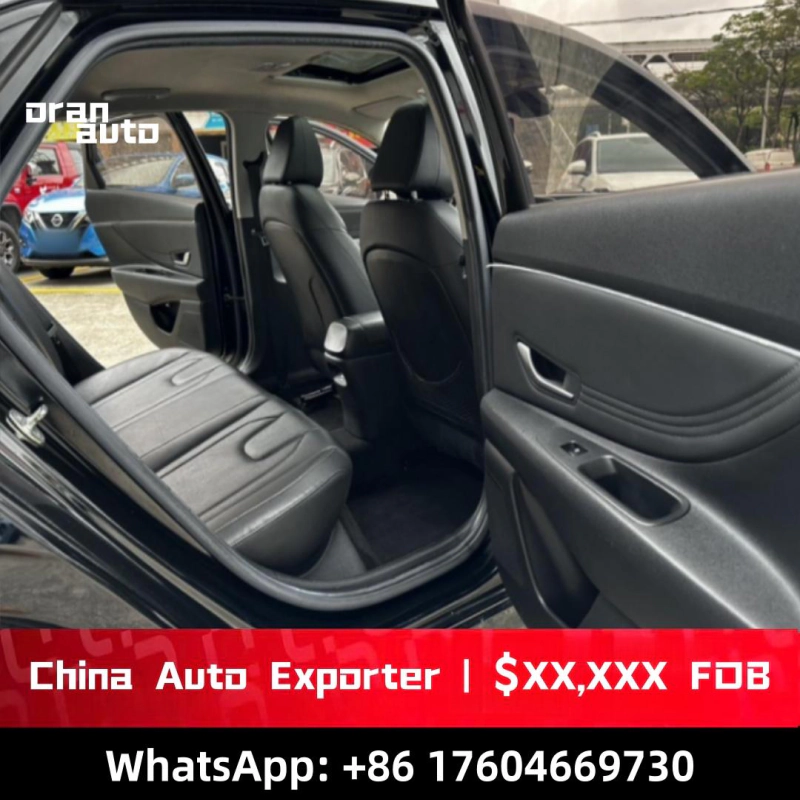 Elantra 2021 luxury sedan side profile aerodynamic design