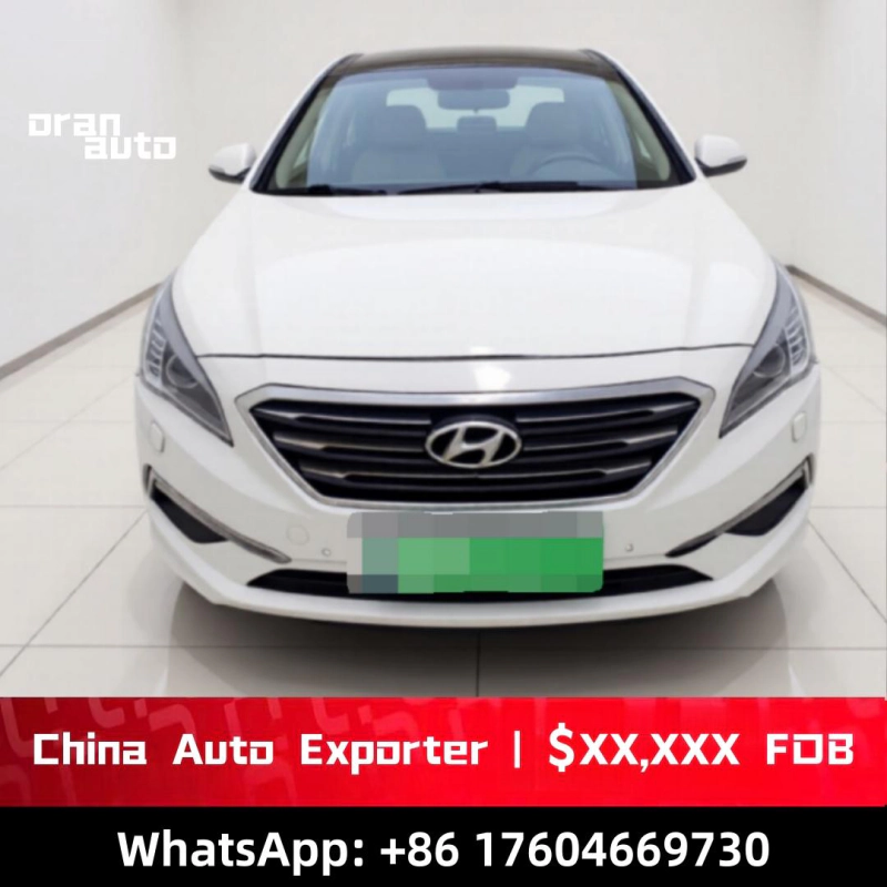 2015 Sonata side view premium sedan design