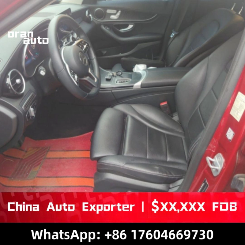 luxury sedan interior dashboard view