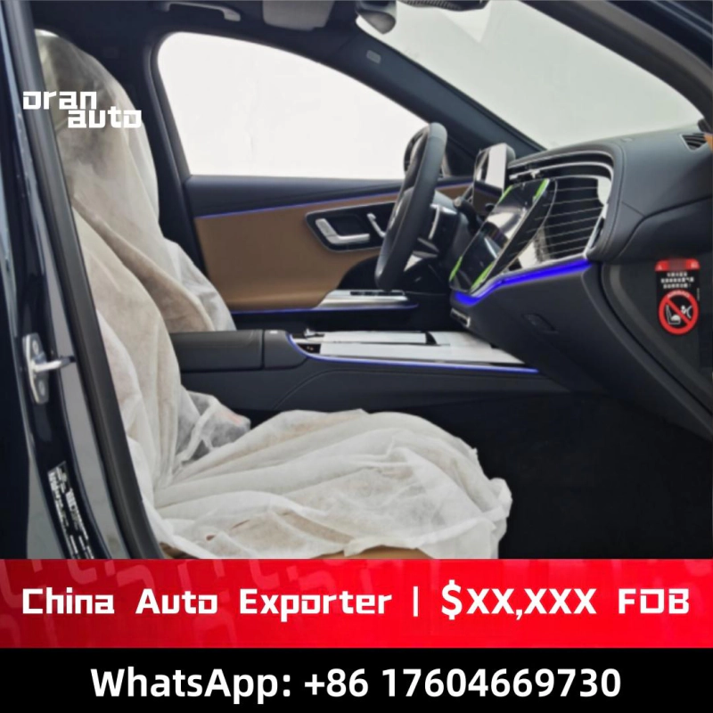 luxury sedan interior dashboard design