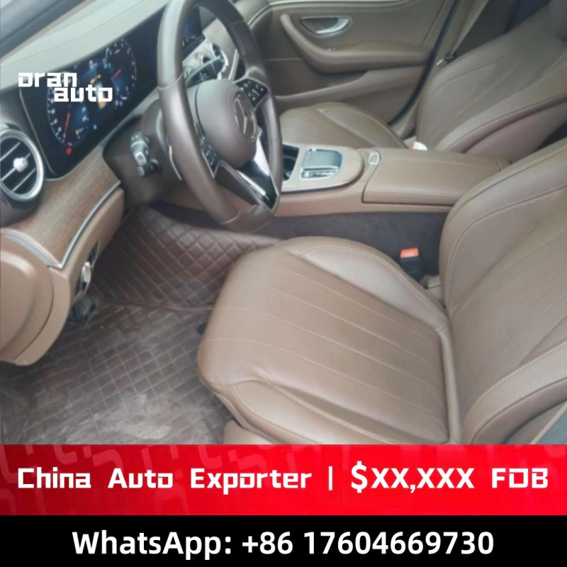 Used Mercedes E300 L interior cockpit dashboard and display system