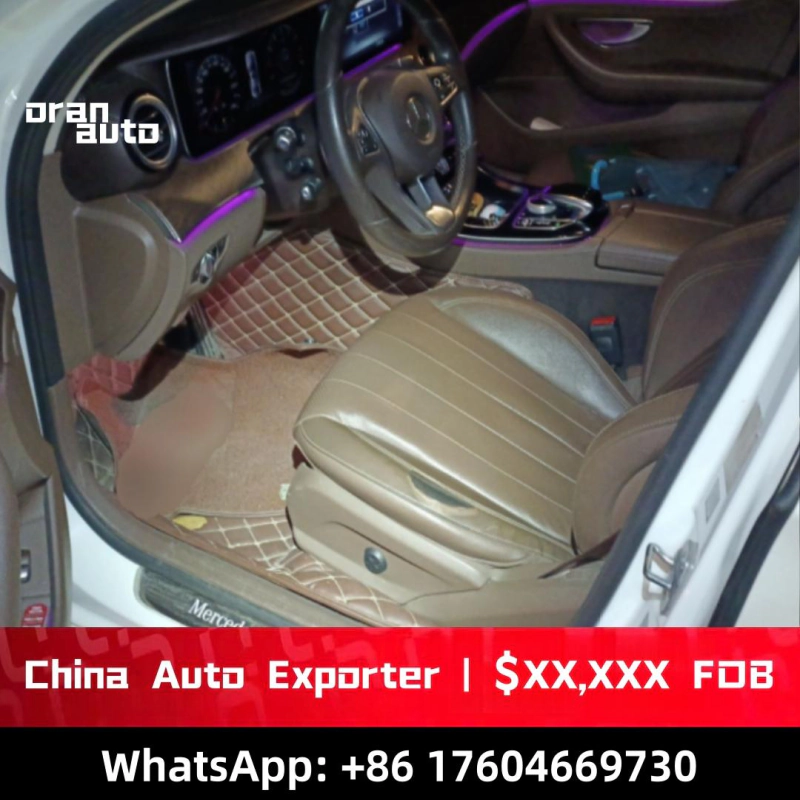 Used Mercedes E300 L interior dashboard cockpit luxury display system