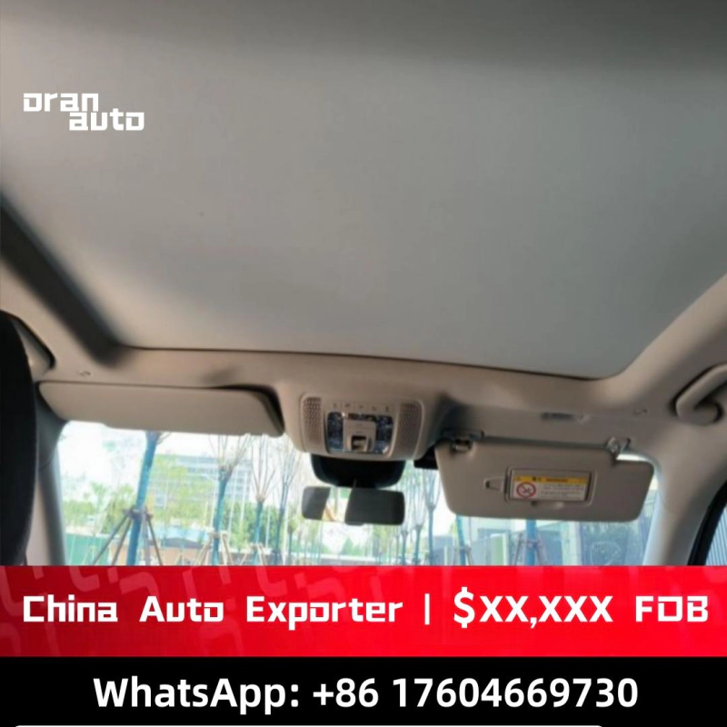 Luxury SUV cargo trunk space open view
