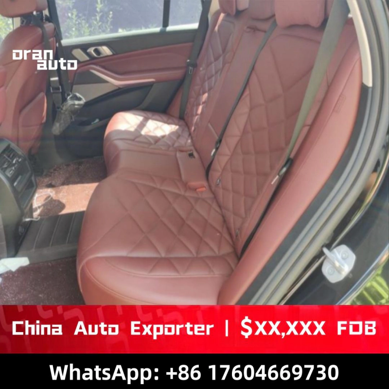 Rear seat spacious comfort BMW X5 premium interior cabin