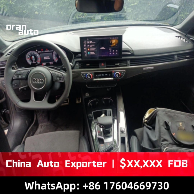 Audi A4L side profile elegant Quattro sedan styling