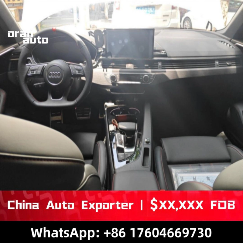 Audi A4L premium luxury sedan side profile