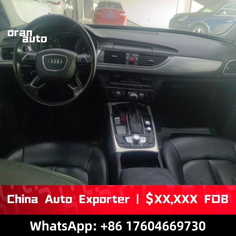 Luxury executive sedan side profile