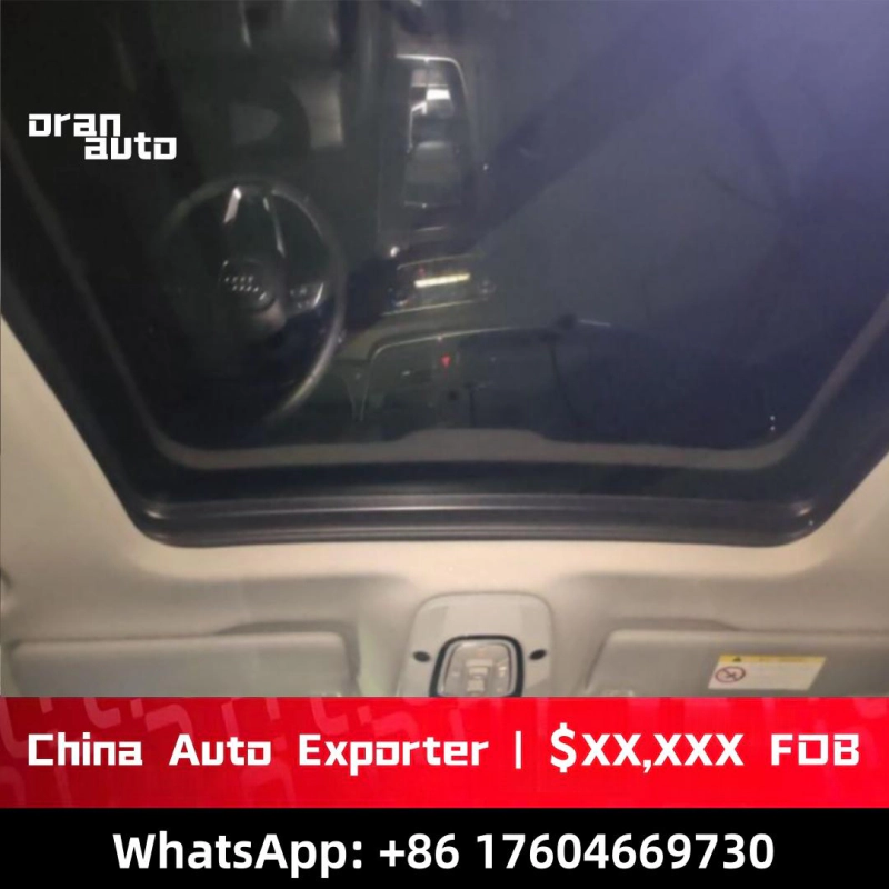 Spacious luxury SUV seating area