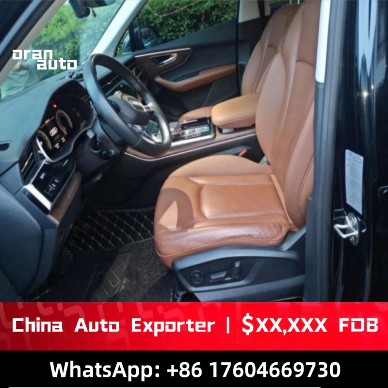 Premium leather seating in Audi SUV