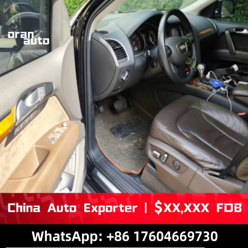 Premium interior cabin of Audi SUV